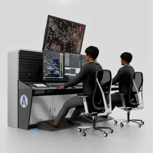 Kesino Custom Modular Modern Aluminum Integrated Intelligent Control Console ATC Operator Workbench Command Center Control Desk