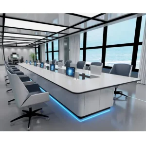 Kesino Custom Smart Modular LED Security Command Center Console Conference Room Furniture Ergonomic Design Console