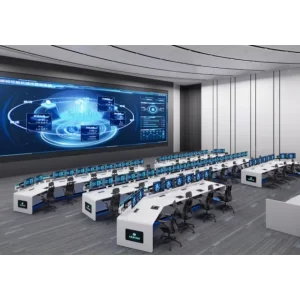 Kesino Direct Sales 24 7 365 Ergonomic Modern Modular Industrial Control Room Operator Console Furniture Commercial Workstation