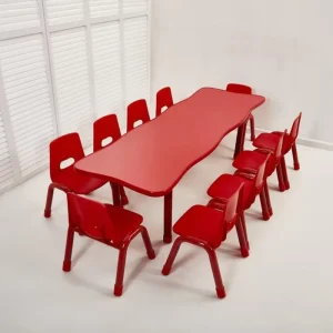 Kindergarten Children Furniture for Preschool Indoor Playground for Daycare School Plastic Furniture for Study