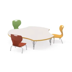 Kindergarten Collaborative Activity Table Children’s School Classroom Furniture Set Chairs Workshop Hotel Use Height Adjustable