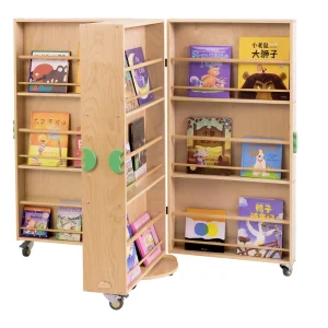 Kindergarten Library Folding Furniture Sets Bookshelf