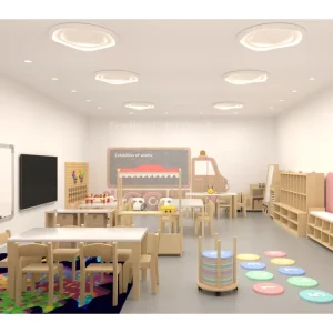 Kindergarten School Furniture Table and Chair Set Wooden Kindergarten Furniture