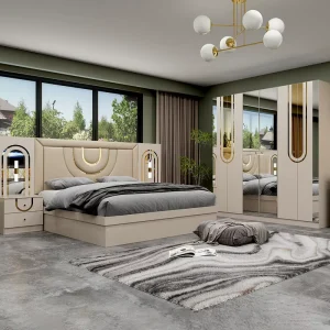 King Size Bed Frame Sets Hotel Room Modern Wooden Queen Luxury Furnitures Home Beds Bedroom Furniture Set