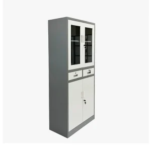 Knock Down Vertical Metal File Cabinet Multi-layer Partition Design Lockable Steel Storage Cabinet Office Furniture