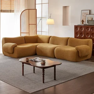 L Shape Compressed Sofa Modular Set Furniture High Quality Compressed Sofa Foshan Factory Direct Sales