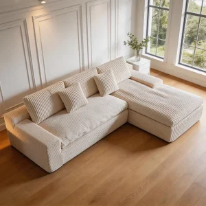 L Shape Vacuum Multi purpose Compression Sofa Memory Foam Boneless Couch Compressed Sofa Sectional Boxed Sofas for Living Room