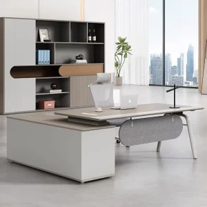 L Shaped MDF Office Desk Modular Wooden Manager Executive Home Office Desk Workstation