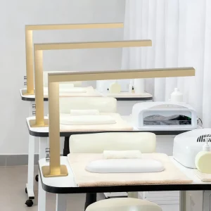 L shaped Nail Table Lamp Light for Nail and Eyelash Care Eyebrow Tattooing Nail Beauty Salon Desktop Lighting Lamp
