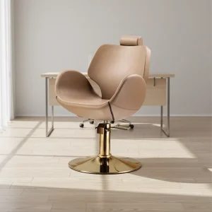 LC036 Salon Styling Barber Chair Durable Foldable Ergonomic Recline Synthetic Leather Seat Height Adjustable Beauty Salon Chair