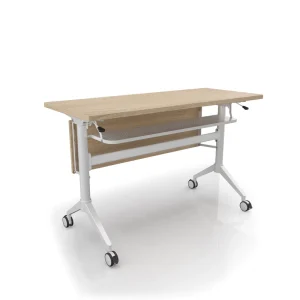 LIWEI Space Saving Tilting Training Table Foldable Mesh Chairs Set Casters Heavy Duty Metal Office Seminar Room Furniture Desk