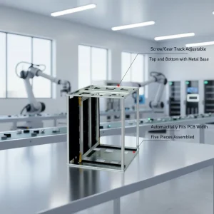 LN D808 Adjustable Anti Static Rack ESD PCB Storage Rack SMT Loading Rack for Industrial Production