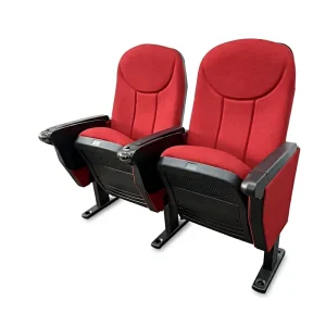 LS 10604 Modern Fabric Upholstered Polypropylene Outerback Audience Chairs for College School Lecture Hall Auditorium