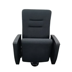 LS 18601 Modern Fabric Steel Theater Furniture School Auditorium Lecture Hall Foldable Chair Seat