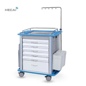LS-850M ABS Emergency Trolley Hospital Medicine Trolley Movable Drug Cart