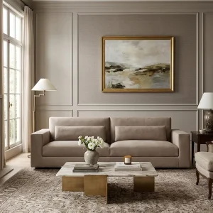 LUGANO Modern Luxury Chesterfield 3 Piece Modular Sofa Set Removable Cover Custom Premium Living Room Hotel Apartment Use Solid