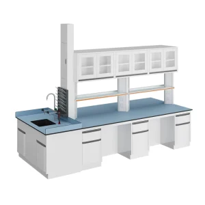 Lab Bench Stainless Steel Hospital School Workshop Commercial Modern Design Customizable Size Laboratory Furniture