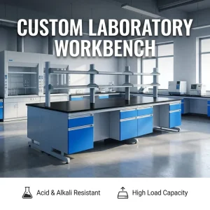 Lab Center Table Durable Laboratory Furniture for Hospital School Pharmaceutical Labs