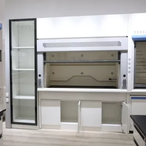 Lab Furniture Exhaust Fan Chemical All Steel Fume Hood Laboratory