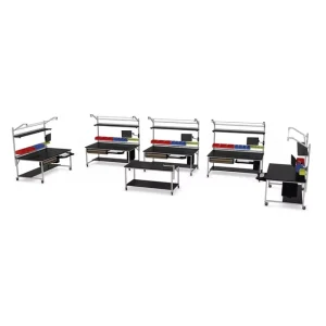 Lab Furniture Science Wood Steel Laboratory Tables Work Bench with Drawers