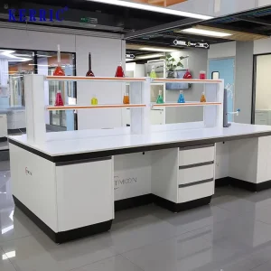 Lab Furniture Table School Laboratory Workbench With Socket Chemistry Test Table Work Bench