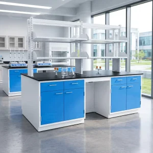 Lab Workbench Heavy Duty Bench Laboratory Tables with Cabinets