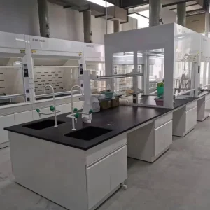 Laboratory Bench Table Metal Design for School and Hospital Research Applications