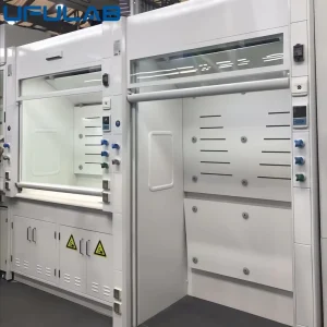 Laboratory Furniture Anti-Acid Fume Cupboard Benchtop Cold-Rolled Steel 304 Industrial Use