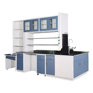 Laboratory Furniture C-Frame H-Frame Laboratory Table with Shelves Lab Workbench