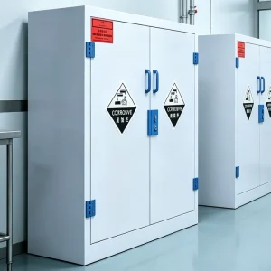 Laboratory Furniture Double Door Cabinets Chemical Flammable Storage Cabinets Anti Corrosion Hospitals Lab Cabinets