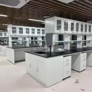 Laboratory Furniture Electronic Lab Table with Storage Cupboard for Environmental Detection Lab