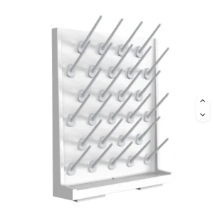 Laboratory Furniture Lab Pegboard Chemical Resistant Lab PP Wall Mounted Drying Rack