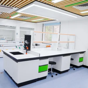 Laboratory Furniture Metal Work Bench Table for Chemical Laboratory Island Bench