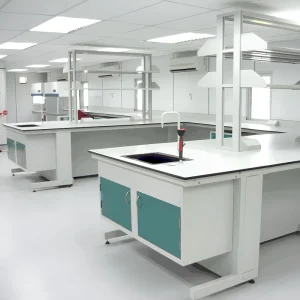 Laboratory Furniture Modular Custom Full Steel Lab Workbenches for School and Hospital