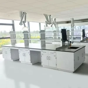 Laboratory Furniture Steel Center Table Acid Resistant and Anti Corrosive Laboratory Island Bench