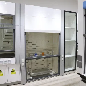 Laboratory Furniture Steel Walkin Fume Hood with Exhaust Fan