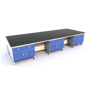 Laboratory Furniture Table Workbench Chemical Resistant Lab Top Work Bench Center Island Lab Table