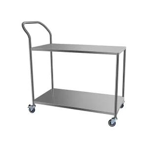 Laboratory Hospital Trolley 2 Layers Medical Equipment Stainless Steel Trolley