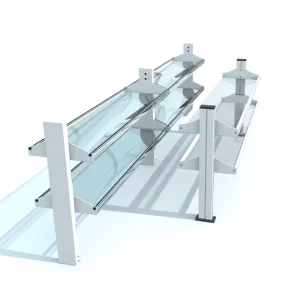 Laboratory Side Bench Central Bench PVC Reagent Rack Test Tube Rack Workbench Frame Commercial Furniture