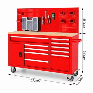 Laboratory Tool Vehicle Multi-functional Maintenance Workbench Auto Repair Workshop Portable Tool Cabinet