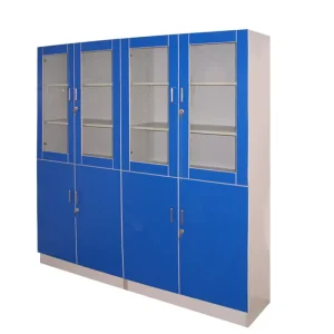 Laboratory Ware Storage Cabinet HPL Wood Customized Vessel Cabinet for Lab Chemical Storage Hospital School Workshop