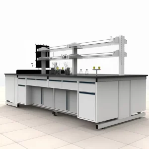 Laboratory Work Bench with Cabinets Worktop Table Laboratory Workbench Furniture Lab Workbenches