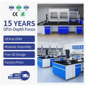 Laboratory Workbench Steel Underneath Cabinets Mini Modern Design Modular Bench Student Bench Storage Cabinet