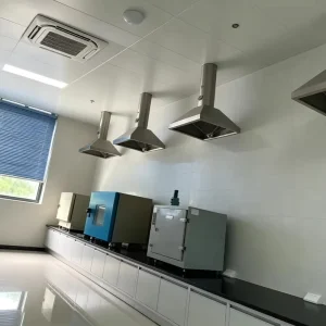 Laboratory Workbench With All Steel Exhaust Hood for Research and Teaching Laboratories