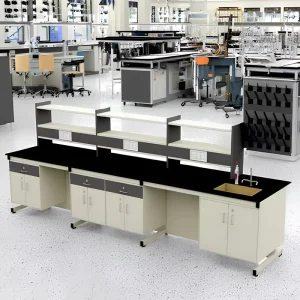Laboratory Workstation Biology Furniture Workbench Densimetric Epoxy Resin Table Top Lab Bench