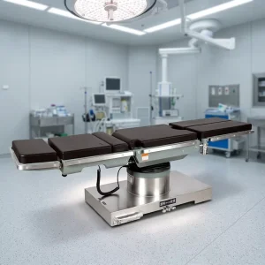 Laparoscopic Surgery Electric Hydraulic Neurosurgery Operating Table Hair Transplant Surgical Bed with 180° Rotatable Tabletop