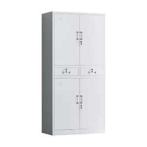 Large Capacity Four Steel Door Metal File Storage Cabinet