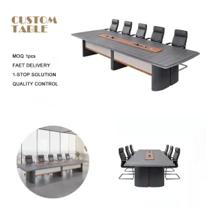 Large Capacity Negotiation Meeting Table Conference Modern Design Business Meeting Room Furniture Executive Boardroom Tables