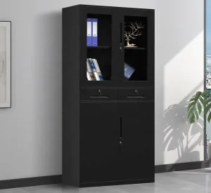 Large Capacity Steel File Cabinet Modern Modular Detachable Structure Multi Door Storage Cabinet for Office School Library
