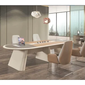 Large Conference Table Executive Office Furniture Boardroom Meeting Room Tables and Chairs Set for Business Hotel Training